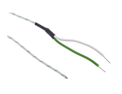 Termopara typ K do +350C 2m kabel 2m, Włókno szklane IEC