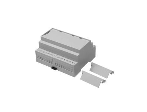 Zestaw obudowy szyny DIN, 106.2 x 90 x 58mm, materiał: Poliwęglan, kolor: Jasnoszary, IP20, RS PRO