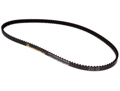 Pas zębaty x 9mm, 670mm, RS PRO