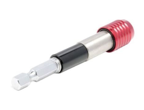 Wkrętak nasadowy, typ: Sześciokątny, rozmiar: 1/4 cala, dł. całkowita: 80 mm, Wał chromowo-wanadowy, rura aluminiowa