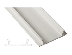 Pokrywa do koryta oświetlenia PVC Zatyczka 50 x 50mm RS PRO