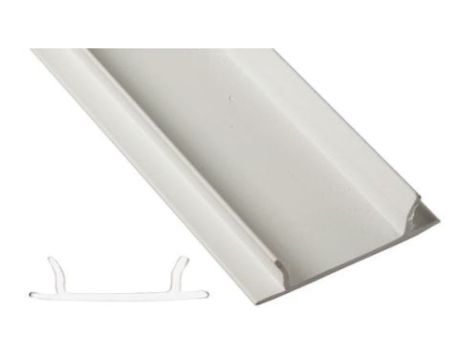 Pokrywa do koryta oświetlenia PVC Zatyczka 50 x 50mm RS PRO