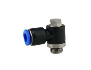 Adapter gwintowany typu Banjo gwint – rura, 1, Wciskane 10 mm, 9,9 kgf/cm, 990 kPa