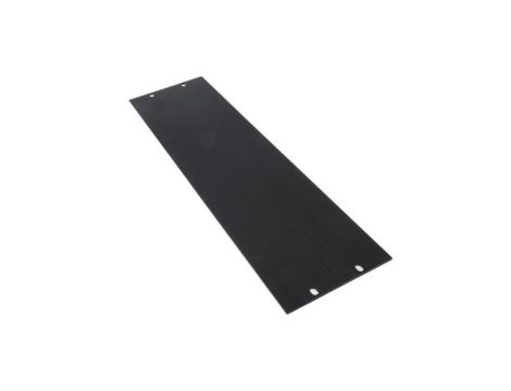 Panel przedni do szafy RACK, 3U, 12.7 x 74mm, kolor: Czarny, RS PRO, ekranowany