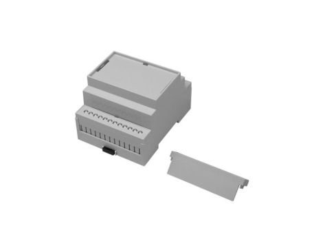 Zestaw obudowy szyny DIN, 71.2 x 90 x 58mm, materiał: Poliwęglan, kolor: Jasnoszary, IP20, RS PRO