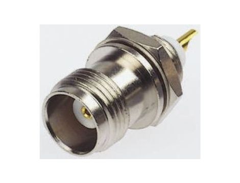 Złącze koncentryczne, 50, 0 to 11GHz, Żeński, Lutowane, Montaż na panelu +165C -65C