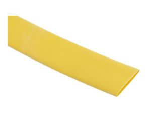 Osłona termokurczliwa żółta 2:1, średnica 9.5mm, dł. 6m, RS PRO
