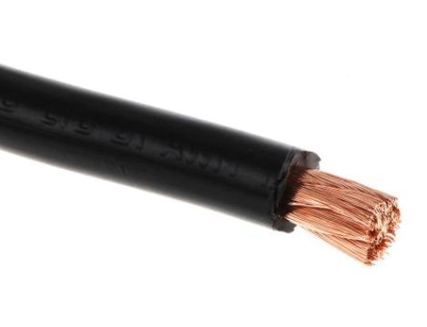 Kabel trzynormowy PCW, dł. 100m 25 mm, 136 A, 600 V, Maks. +105C Czarny Zgodność z trzema normami, RS PRO