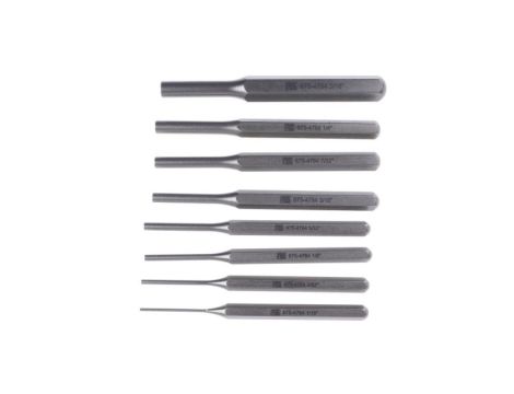 Zestaw wybijaków 8-szt., Ø 1/16 do 7/32 cala, RS PRO