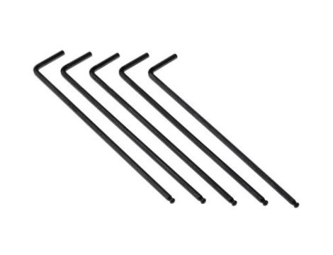 Klucz imbusowy Jednostki metryczne 3mm Końcówka kulkowa, typu L, materiał: Stal chromowo-wanadowa, RS PRO