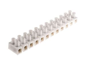 25mm Złącze wtykowe do druku Biały 12-żyłowe, Wkręcane, 400 V