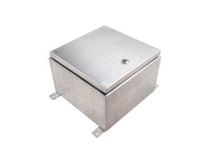 Szafka ścienna rozdzielcza, materiał: Stal nierdzewna typu 304, IP69K, 300 x 300 x 200mm, RS PRO