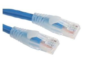 Kabel kategorii 6, Niebieski, Wtyk RJ45/męski RJ45dł.: 2m, mat. koszulki: PVC