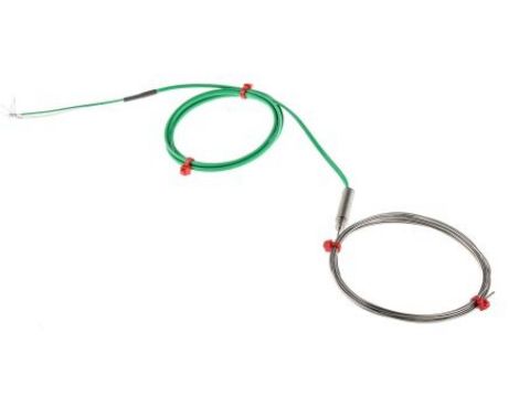 Termopara typ K do +1100C 2m kabel 1m, Stal nierdzewna IEC