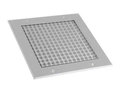 Kratka, Srebrny, Aluminium, 200 x 200mm 20mm