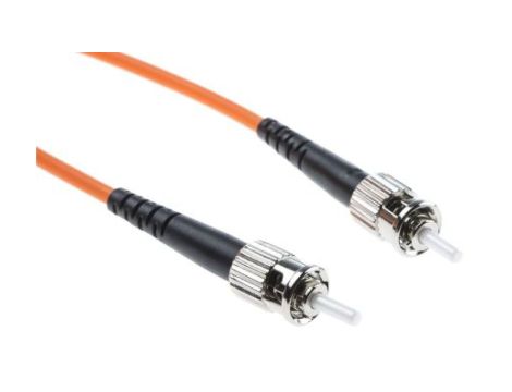 Kabel światłowodowy, średnica: 50/125m, OM2 Wielomodowy, Pomarańczowy, ST / ST