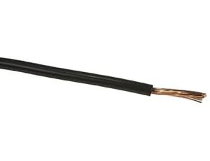 Jednożyłowy kabel sterowniczy CSA 10 mm, Maks. +70C 1000 V Czarny, RS PRO