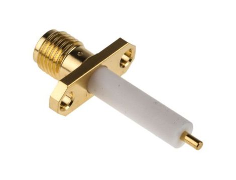 Złącze koncentryczne, 50, 18GHz, Żeński, Lutowane, Montaż na kołnierzu