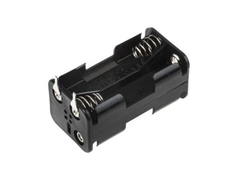 Uchwyt do baterii, x 4, montaż na PCB