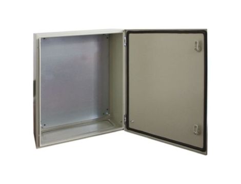 Szafka ścienna rozdzielcza RAL 7032, materiał: Stal, IP66, 700 x 500 x 260mm, RS PRO