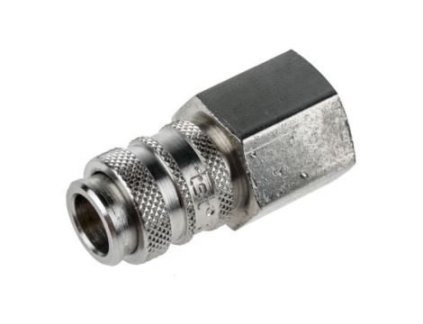 Szybkozłączka pneumatyczna, materiał Mosiądz, złącze G 3/8 żeńskie, RS PRO Camozzi, Legris, Rectus 21, Rectus 90