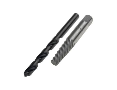 Wykrętarka do śrub, l. elementów: 2, w zestawie: Nr 6, 13/32 cala, Stal