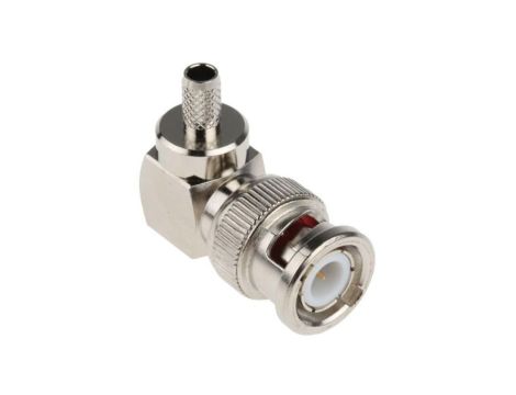 Złącze BNC, 50, Męski, Połączenie zagniatane, Montaż na kablu
