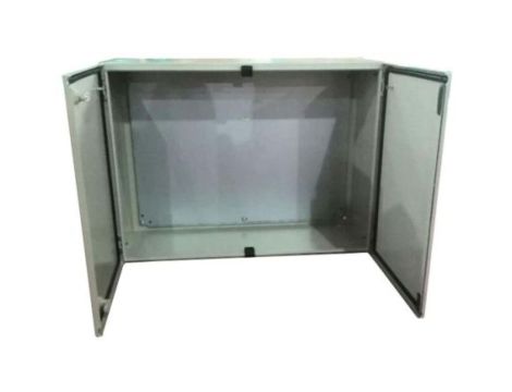 Szafka ścienna rozdzielcza RAL 7032, materiał: Stal, IP66, 800 x 600 x 300mm, RS PRO