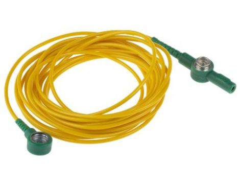 Słupek uziemiający z przewodem ESD Tak, RS PRO