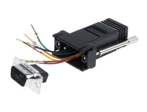 Adapter do złączy RJ, Bez ekranowania, 9-stykowe D-sub męskie, RJ11
