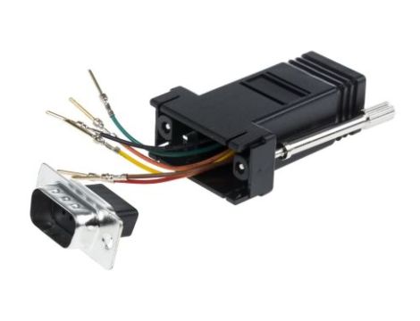 Adapter do złączy RJ, Bez ekranowania, 9-stykowe D-sub męskie, RJ11