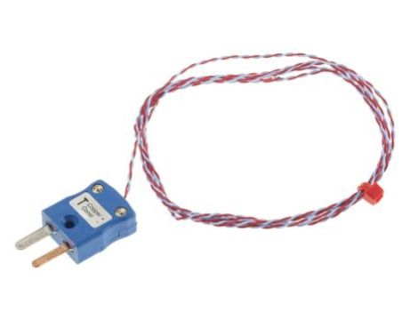 Termopara typ T do +250C 1m kabel 1m, Miedziane ANSI