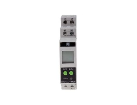 Timer Relay Wielofunkcyjne funkcyjny 01. s → 999h DPNO 2-stykowy DPNO 24 → 240V ac/dc