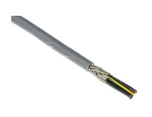 Kabel sterowniczy CY 7-żyłowy Ekranowany Polichlorek winylu PVC, 0,5 mm, 50m, 9 A, Ø 7.5mm, RS PRO