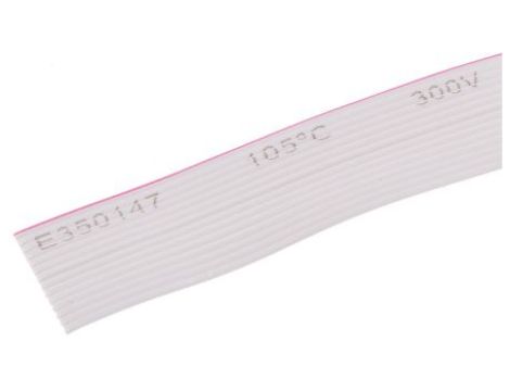 Kabel taśmowy Nieekranowany, AWG: 28, 14-żyłowy, raster: 1.27mm, 5m, -20→ +105 C