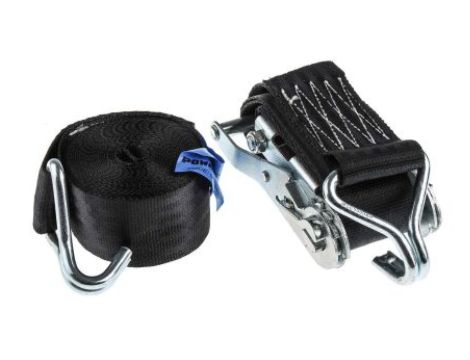 Taśma mocująca, 5m, Uchwyt hakowy, 45mm, 1200kg, PET