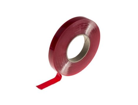 Taśma piankowa, 14m x 19mm x 1mm, kolor: Półprzezroczysty, RS PRO Dwustronne