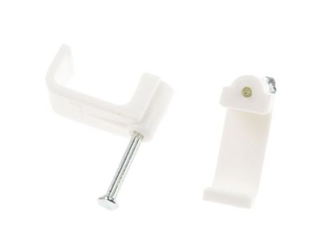 Spinka do kabli Prostokątna obejma do kabli, materiał: PE, 9.9 x 18 x 12.9mm, RS PRO