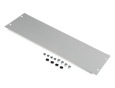 Panel zaślepiający do szafy RACK, 4U, 483 x 9mm, kolor: Szary, RS PRO