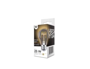 Żarówka LED Filament E27 A60 4W 230V 2000K 250lm SF złota Forever Light