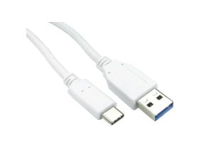 Kabel USB, dł. 0.5m, kolor: Biały