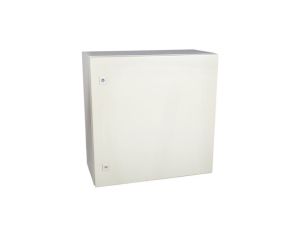 Szafka ścienna rozdzielcza RAL 7032, materiał: Stal, IP66, 600 x 600 x 300mm, RS PRO