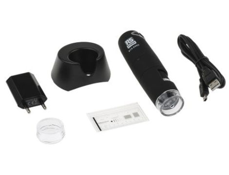 Mikroskop Wi-Fi, P: 500 → 600X, 1280 x 1024 pikseli, USB, RS PRO