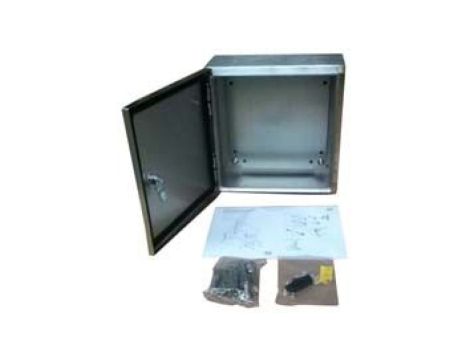 Szafka ścienna rozdzielcza 300x400x150 stal nierdzewna typu 304 IP66