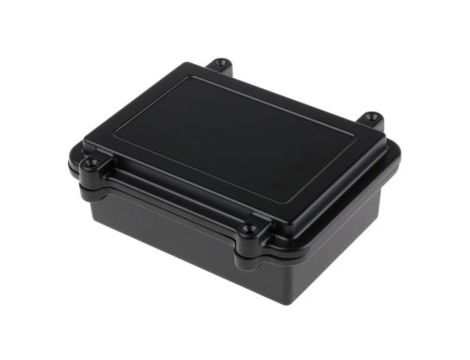 Obudowa ekranowana Czarny z kołnierzem IP67 Silikon, 152 x 112 x 55mm, RS PRO