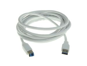 Kabel USB, dł. 3m, kolor: Biały