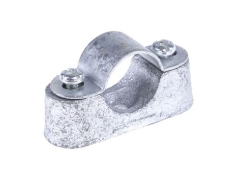 Spinka do kabli Zacisk siodłowy, 20mm, materiał: Stal ocynkowana, RS PRO