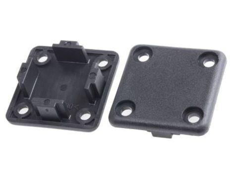 Zaślepka Zatyczka, kolor: Czarny, 40 x 40 mm, 8mm