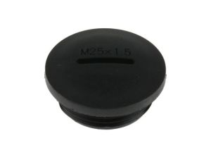 Zaślepka, Czarny M25 x 1.5 Gwintowany, Nylon 66, Zaślepianie, 24.7mm 29.7mm RS PRO