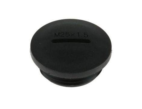 Zaślepka, Czarny M25 x 1.5 Gwintowany, Nylon 66, Zaślepianie, 24.7mm 29.7mm RS PRO